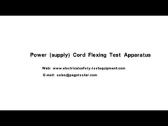 IEC60335-1 चित्रा 8 आपूर्ति केबल फ्लेक्सिंग परीक्षण उपकरण पीएलसी नियंत्रण