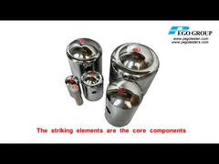 चाकू परीक्षण के लिए हड़ताली तत्व IEC60068-2-75