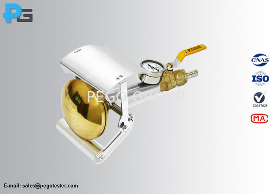 छेद व्यास 0.5 मिमी एल्यूमीनियम Baffle IPX3/IPX4 प्रवेश सुरक्षा परीक्षण हाथ से आयोजित स्प्रे नोजल IEC60529 खंड 14.2.3/14.2.4