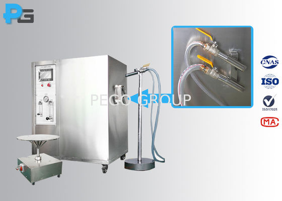 IPX5 IPX6 परीक्षण के लिए 550L पानी की टंकी और PLC नियंत्रण प्रणाली के साथ IEC 60529 जल जेटप्रूफ परीक्षण उपकरण