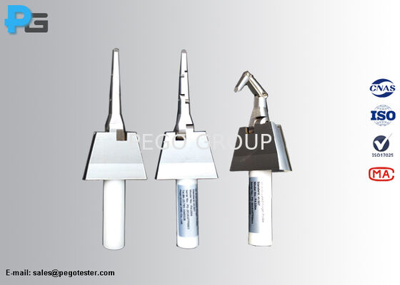 UL858 स्टैंडर्ड आर्च्युलेट प्रोब विथ स्टेनलेस स्टील फिंगर फॉर एक्सेसिबिलिटी टेस्ट और ज्वाइंट टेस्ट प्रोब