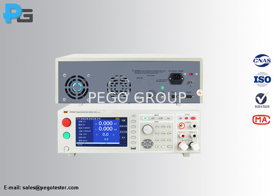 व्यापक विद्युत परीक्षण के लिए 4 में 1 उपकरण, 7-इंच टीएफटी डिस्प्ले और पीएलसी इंटरफेस के साथ प्रोग्राम करने योग्य ऑटो सुरक्षा परीक्षक