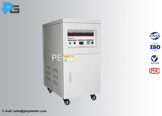 एकल चरण एसी डीसी बिजली की आपूर्ति चर वोल्टेज आवृत्ति 2KV / 5KV / 10KV चयन