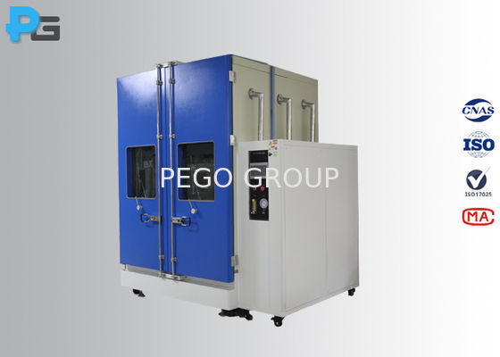 डस्ट चैंबर में 8000L चरण IEC60068-2-68 विधि LA2 लगातार वायु दाब